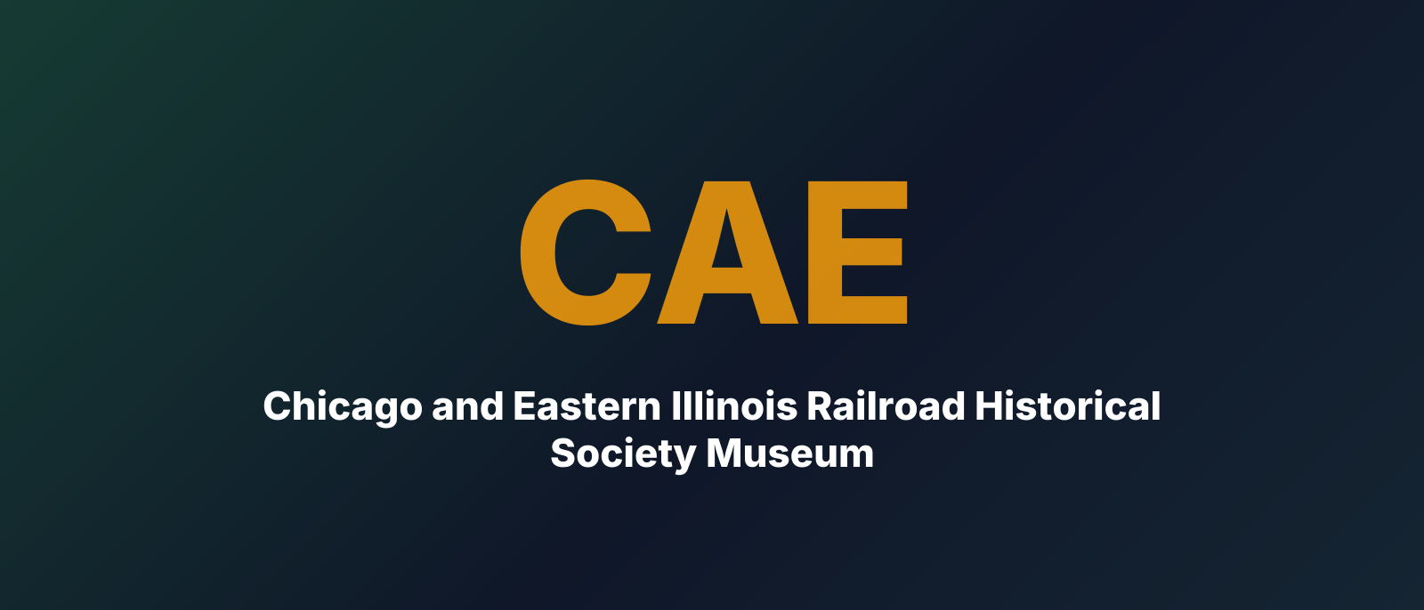 Chicago and Eastern Illinois Railroad Historical Society Museum