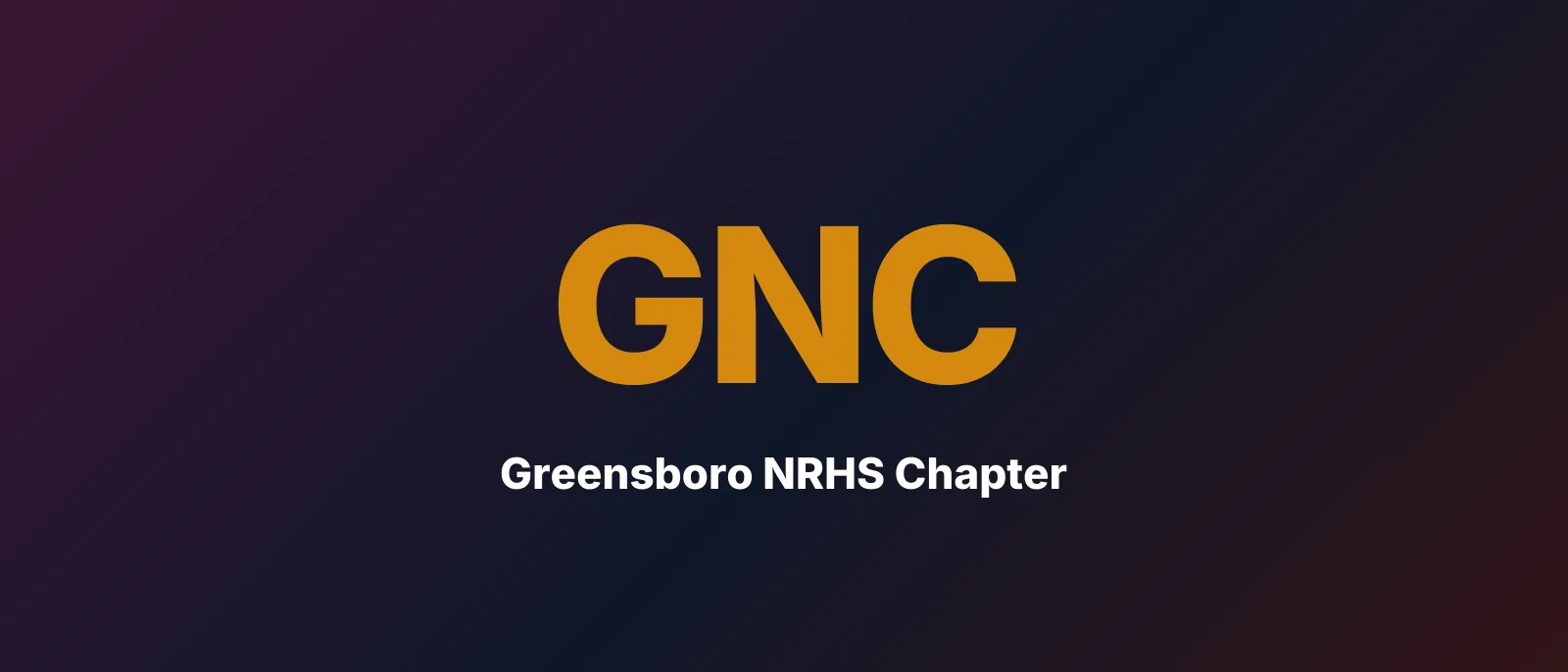 Greensboro NRHS Chapter