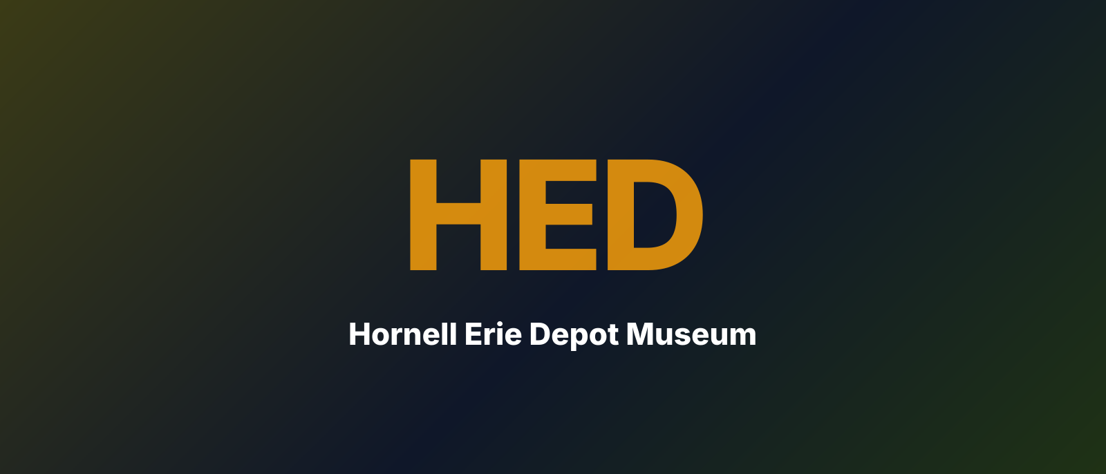 Hornell Erie Depot Museum