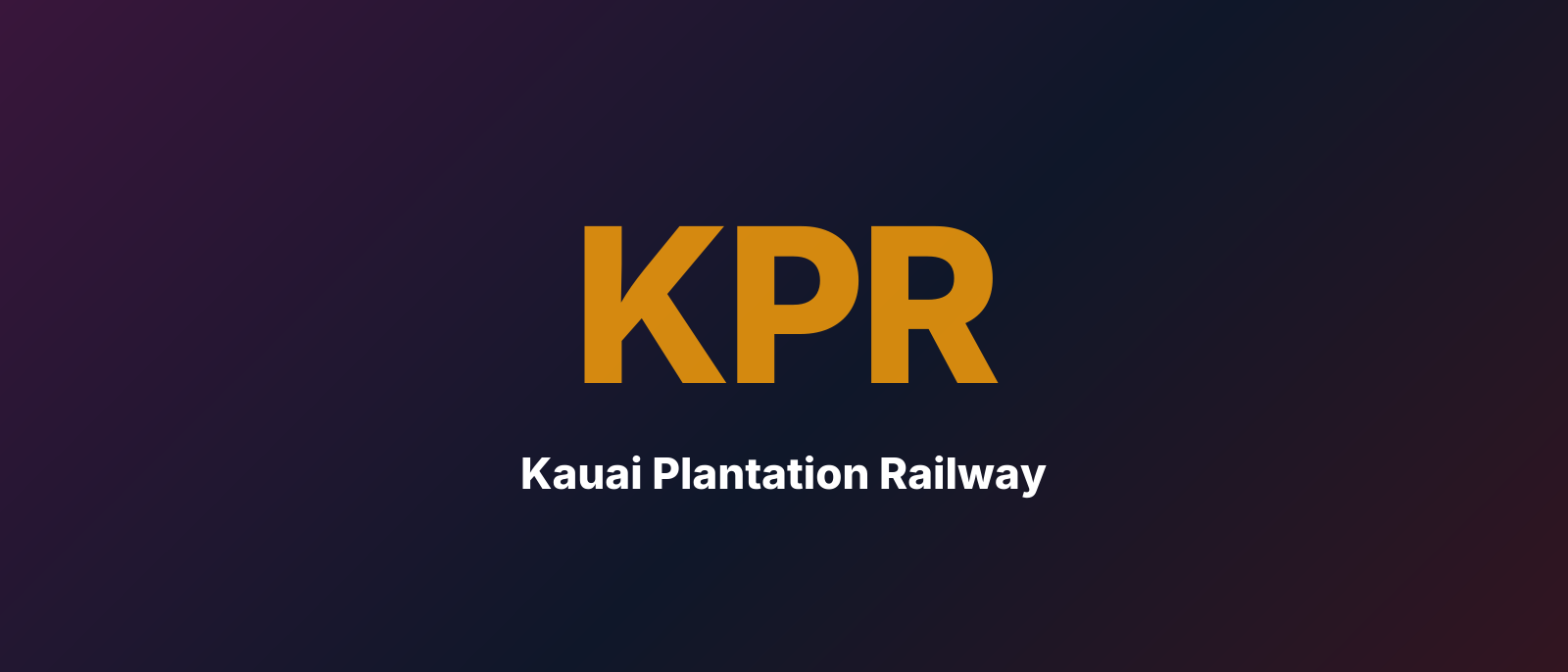 Kauai Plantation Railway