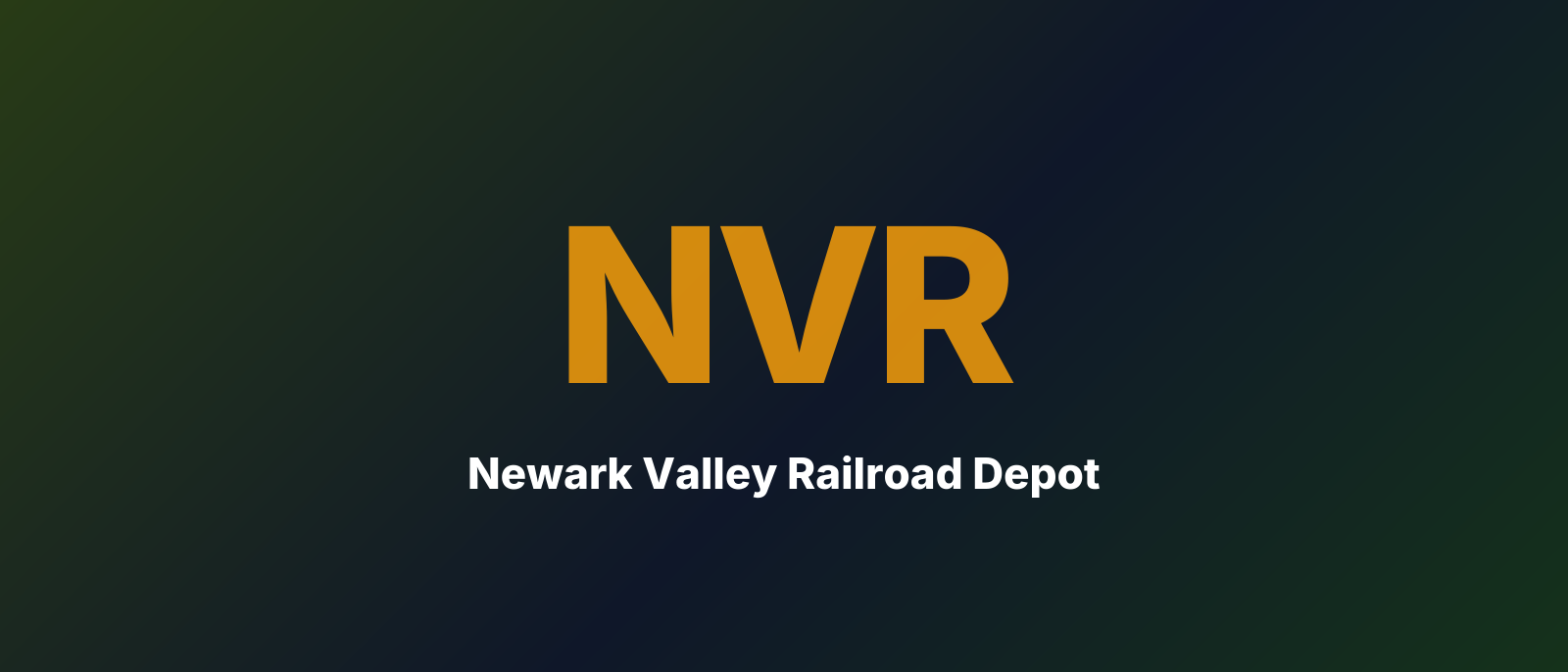 Newark Valley Railroad Depot