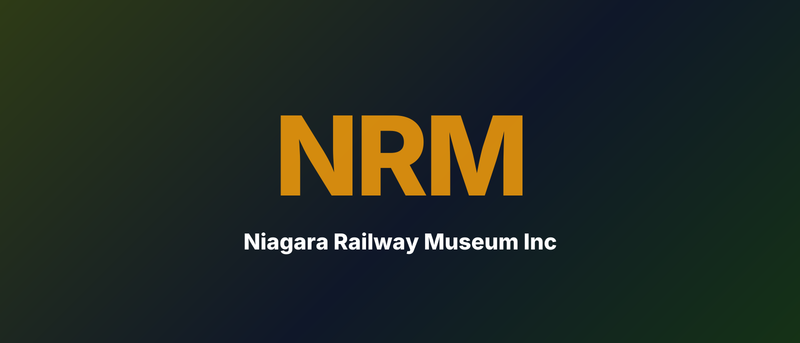 Niagara Railway Museum Inc