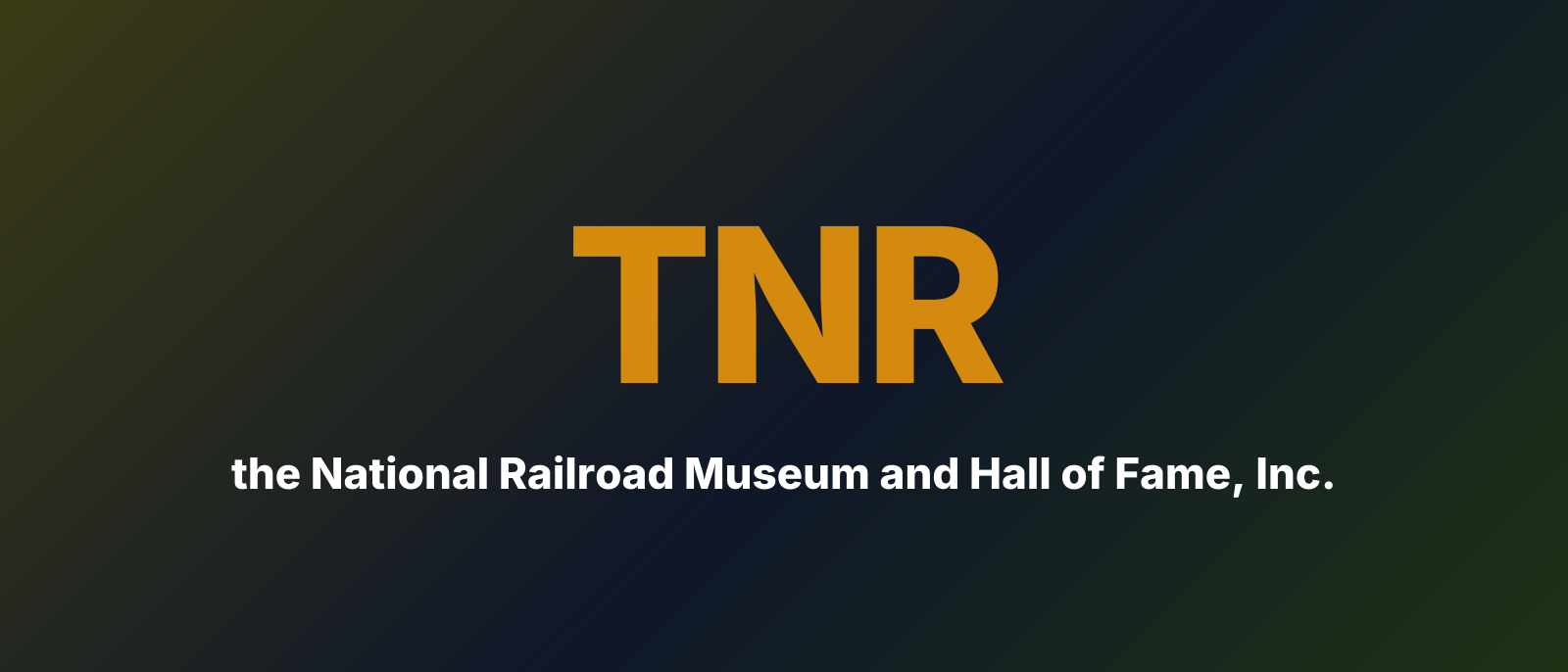 the National Railroad Museum and Hall of Fame, Inc.