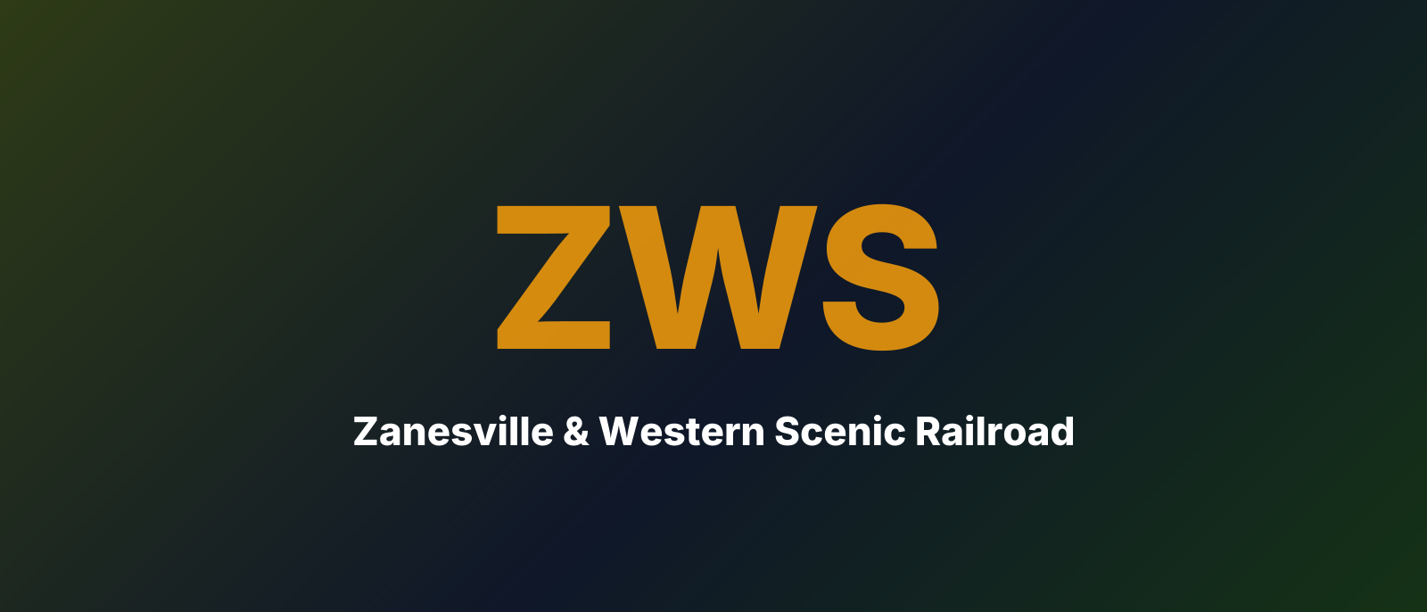 Zanesville & Western Scenic Railroad