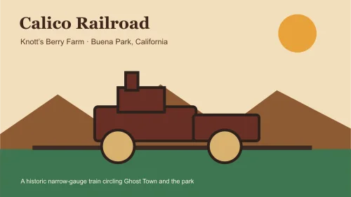 Knotts Berry Farm Calico Railroad