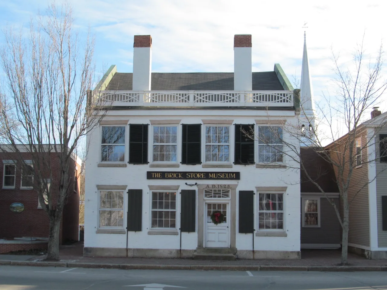 Brick Store Museum buildings on Main Street in Kennebunk, Maine